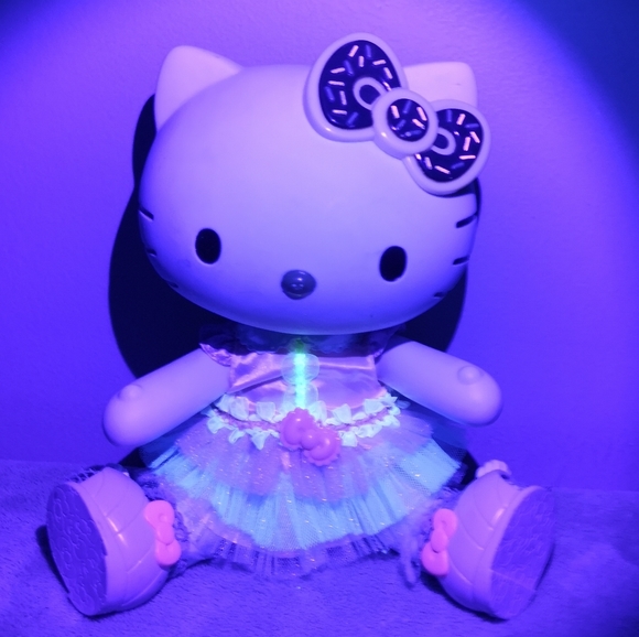 Set of Two Large Sanrio Hello Kitty Collectable Posable Arms & Legs Glow 80s 90s - Picture 9 of 9